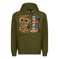 Army Green fuck Premium Hoodie - LillyAllenDesigns