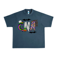 Midnight Navy Halloween CNA Urban Heavy Tee - CowhideDigitalArt
