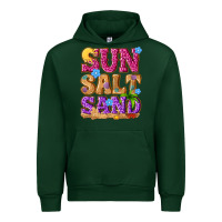 Forest Green sun salt sand summer Urban Hoodie - NancyCooperArtShop