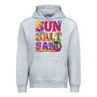 Heather Grey sun salt sand summer Urban Hoodie - NancyCooperArtShop