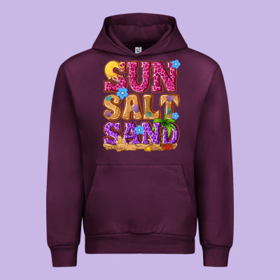 Sun Salt Sand Summer Urban Hoodie Designed By Nancycooperartshop