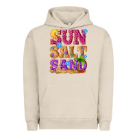 Pigment French Oak sun salt sand summer Urban Hoodie - NancyCooperArtShop