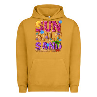 Pigment Peanut Butter sun salt sand summer Urban Hoodie - NancyCooperArtShop