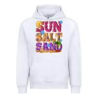 White sun salt sand summer Urban Hoodie - NancyCooperArtShop