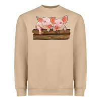 Mushroom barn pigs Heavyweight Sweatshirt - RanaPortraitStore