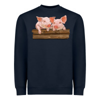 Navy barn pigs Heavyweight Sweatshirt - RanaPortraitStore