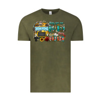 Vintage Olive They See Me Rollin' They Waiting Vintage Tee - CowhideDigitalArt