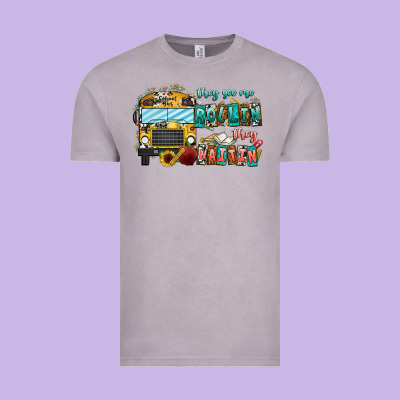 They See Me Rollin' They Waiting Vintage Tee Designed By Cowhidedigitalart