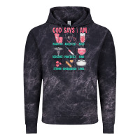 Cloud Black god says i am Vintage Hoodie - texasbilliewilder
