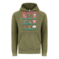 Vintage Olive god says i am Vintage Hoodie - texasbilliewilder