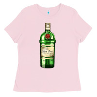 Bubblegum Pink have fun gin bottle Ladies Tee - AdoDesignShop