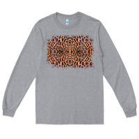 Heather Grey Old Western Leopard Frame Long Sleeve Tee - Bettercallsaul