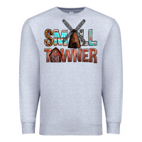 Heather Grey small towner Premium Sweatshirt - NancyCooperArtShop