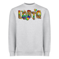 Heather Grey lgbtq Heavyweight Sweatshirt - Zillion Design Studio