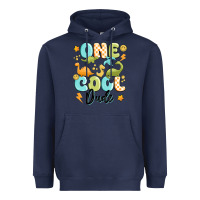 Navy one cool dude Heavyweight Hoodie - MaliasSmallBusiness