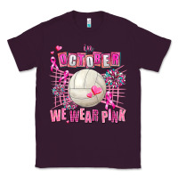 In October We Wear Pink Volleyball Classic Tee | Teevron