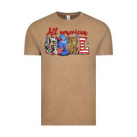 Vintage Coffee All American girl Vintage Tee - Neo Western