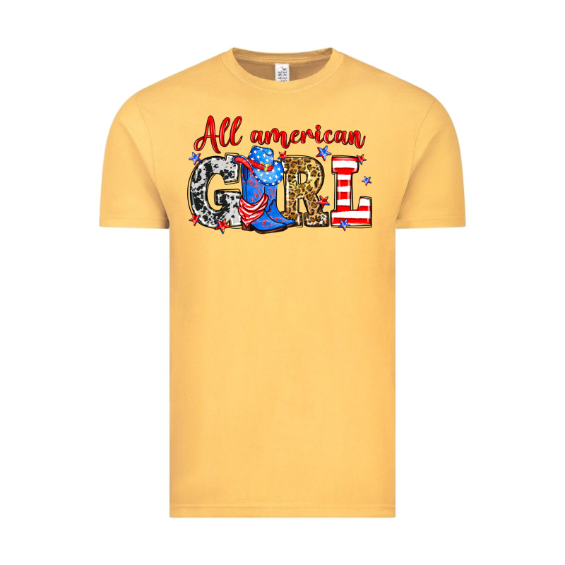 All American Girl Vintage Tee by Neo Western | Teevron