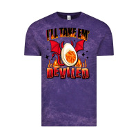 Cloud Purple i will take em deviled Vintage Tee - AdoDesignShop