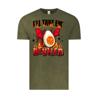 Vintage Olive i will take em deviled Vintage Tee - AdoDesignShop