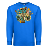 True Royal pray wait trust crosses christian Premium Sweatshirt - NancyCooperArtShop