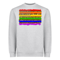 Heather Grey lgbtq and usa flag Heavyweight Sweatshirt - Zillion Design Studio