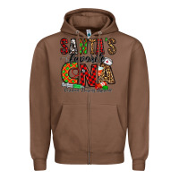 Chestnut santa’s favorite cna Zipper Hoodie - Jasminsmagicworld