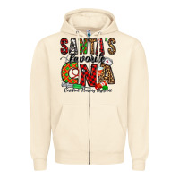 Sandshell santa’s favorite cna Zipper Hoodie - Jasminsmagicworld