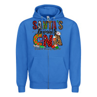 True Royal santa’s favorite cna Zipper Hoodie - Jasminsmagicworld