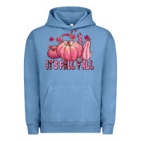 Pigment Pebble Blue its fall yall Urban Hoodie - texasbilliewilder