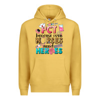 Antique Gold pct because nurses need heroes Premium Hoodie - LillyAllenDesigns