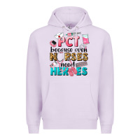 Lilac pct because nurses need heroes Premium Hoodie - LillyAllenDesigns