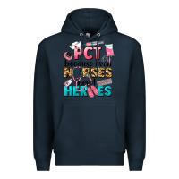 Navy pct because nurses need heroes Premium Hoodie - LillyAllenDesigns