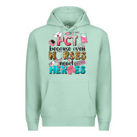 Seafoam pct because nurses need heroes Premium Hoodie - LillyAllenDesigns