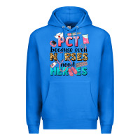 True Royal pct because nurses need heroes Premium Hoodie - LillyAllenDesigns