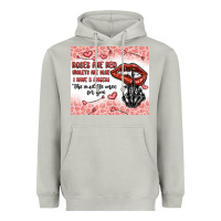 Moon Dust roses are red violets are blue i have 5  fingers t Heavyweight Hoodie - MaliasSmallBusiness