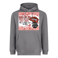Storm roses are red violets are blue i have 5  fingers t Heavyweight Hoodie - MaliasSmallBusiness