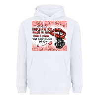 White roses are red violets are blue i have 5  fingers t Heavyweight Hoodie - MaliasSmallBusiness