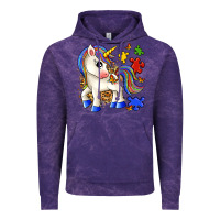 Cloud Purple autism unicorn Vintage Hoodie - Zillion Design Studio