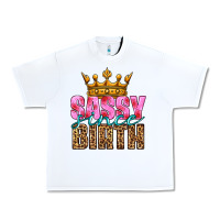 White sassy since birth Urban Heavy Tee - HRA Design Shop