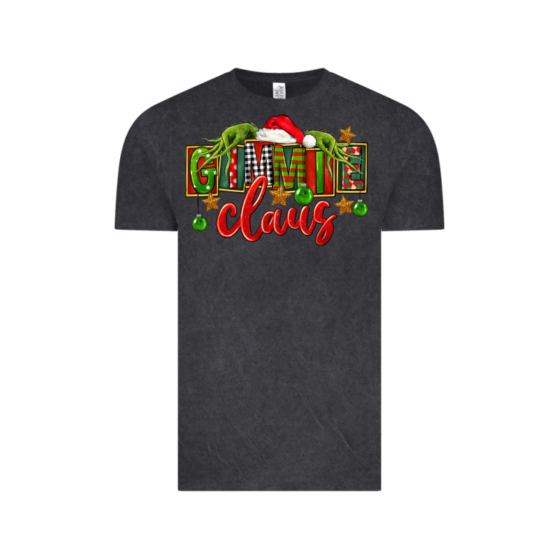 Christmas Gimmie Claus Vintage Tee by FaDigitalArtStudio | Teevron