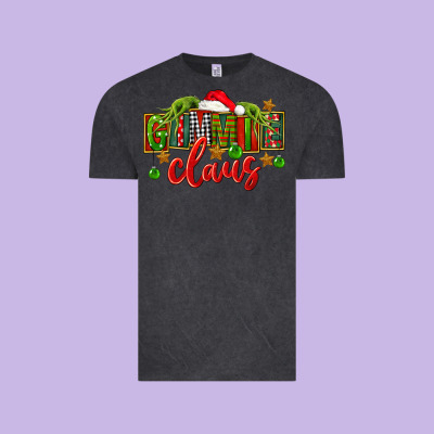 Christmas Gimmie Claus Vintage Tee Designed By Fadigitalartstudio