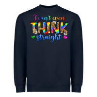 Navy i can't even think straight Heavyweight Sweatshirt - Zillion Design Studio