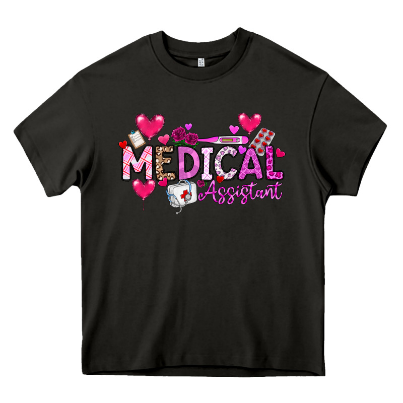 Valentine Medical Assistant Heavy Core Tee by CowhideDigitalArt | Teevron