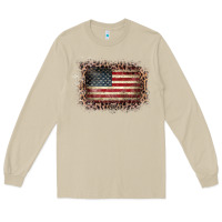 Mushroom Old Leopard American Flag Frame Long Sleeve Tee - Bettercallsaul