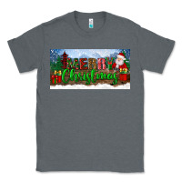 Charcoal Heather merry christmas with santa claus license plate Classic Tee - BundleAndBundleShop