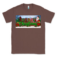 Chestnut merry christmas with santa claus license plate Classic Tee - BundleAndBundleShop