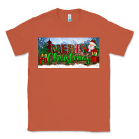 Copper merry christmas with santa claus license plate Classic Tee - BundleAndBundleShop