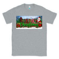 Heather Grey merry christmas with santa claus license plate Classic Tee - BundleAndBundleShop