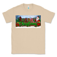 Mushroom merry christmas with santa claus license plate Classic Tee - BundleAndBundleShop